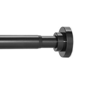 Shower Curtain Rod, 28-76 Inch., 1 Inch Diameter, Adjustable Spring Tension Stainless Steel Telescoping Rod with Holders